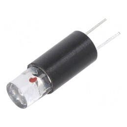 Lampă LED roșie 5mm 5÷6VDC