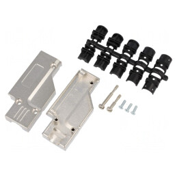 Carcasă pentru conectori D-Sub 25pin și D-Sub HD 44pin | Electronic-mag.ro | Componente Electronice