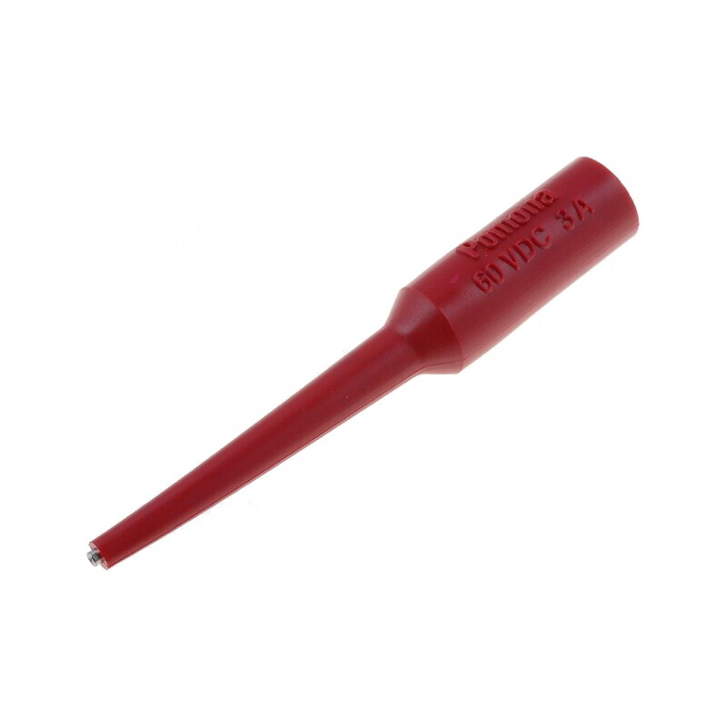 Terminal de măsurare 3A roşu 0,76mm aurit | Electronic-mag.ro | Componente Electronice