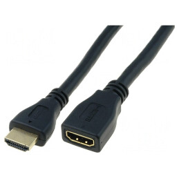 Cablu HDMI 1.4 5m Negru | Electronic-mag.ro | Componente Electronice