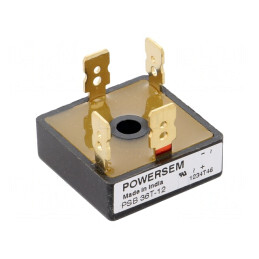 Punte Redresoare Monofazată 1,2kV 30A 500A THT | Electronic-mag.ro | Componente Electronice