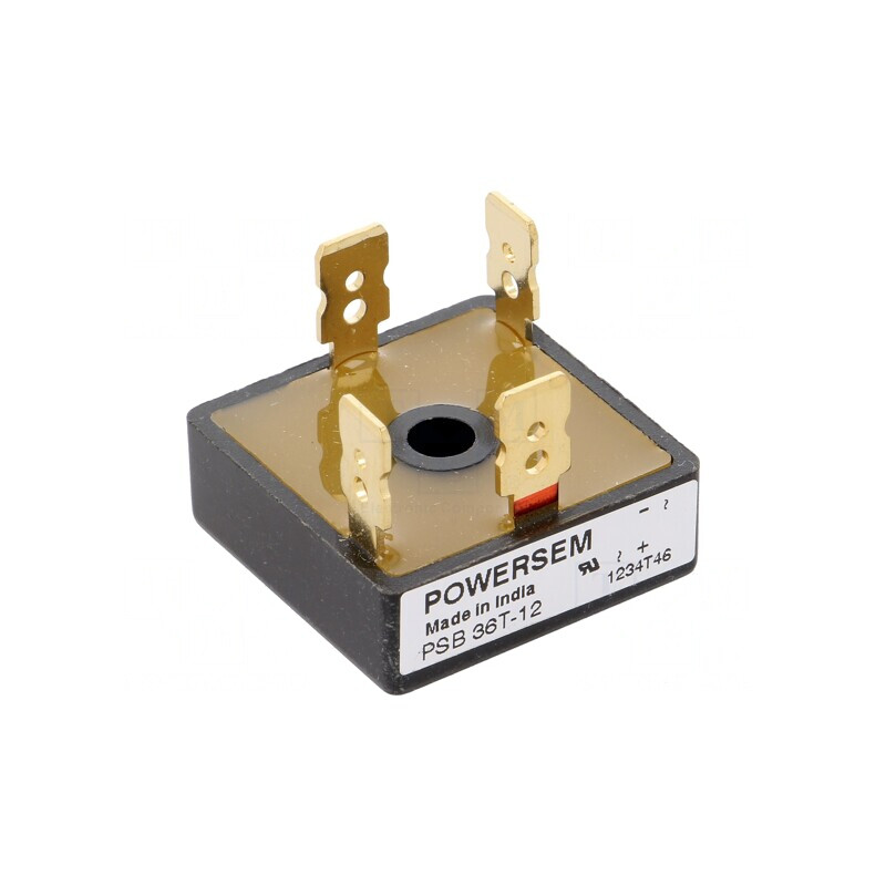 Punte Redresoare Monofazată 1,2kV 30A 500A THT | Electronic-mag.ro | Componente Electronice