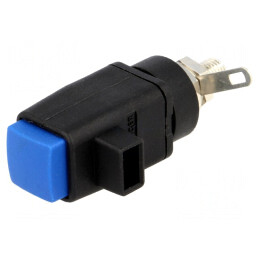 Clemă de laborator albastră 300VDC 16A | Electronic-mag.ro | Componente Electronice