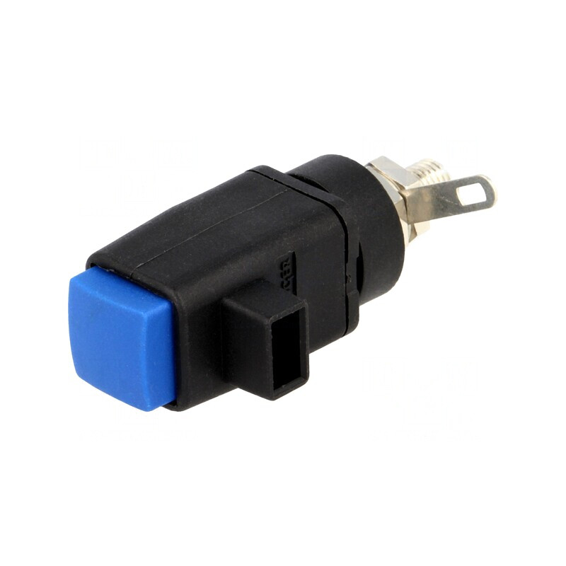 Clemă de laborator albastră 300VDC 16A | Electronic-mag.ro | Componente Electronice