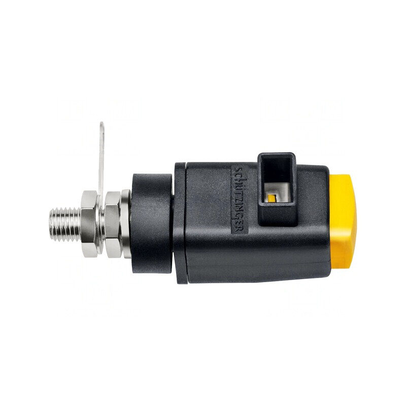 Clemă de laborator galbenă 31mm 300V 16A | Electronic-mag.ro | Componente Electronice