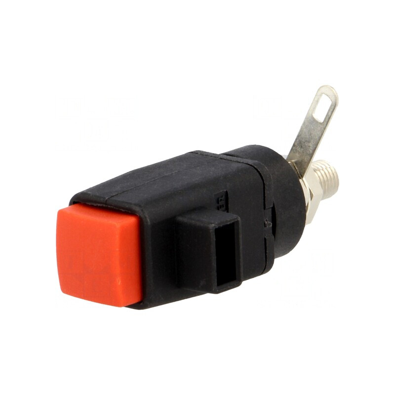 Clemă de laborator roșie 31mm 300VDC 16A | Electronic-mag.ro | Componente Electronice