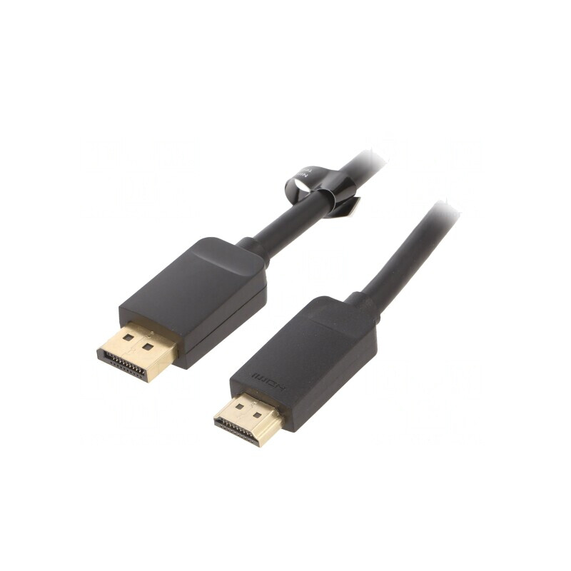 Cablu DisplayPort la HDMI 2m Negru | Electronic-mag.ro | Componente Electronice Cablu DisplayPort la HDMI 2m Negru | Electronic-mag.ro | Componente Electronice
