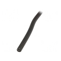 Tub de protecție polipropilenă neagră 14mm 1m | Electronic-mag.ro | Componente Electronice