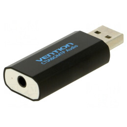 Placă de extensie audio PC neagră USB și Jack 3.5mm | Electronic-mag.ro | Componente Electronice