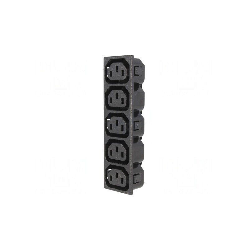 Conector Alimentare AC Splitter 10A 250V IEC C13 F | Electronic-mag.ro | Componente Electronice