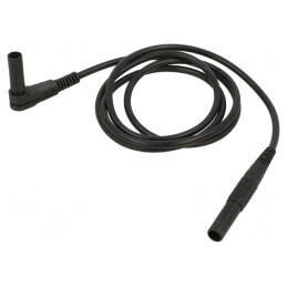 Cablu de măsurare 1m 1kV negru | Electronic-mag.ro | Componente Electronice