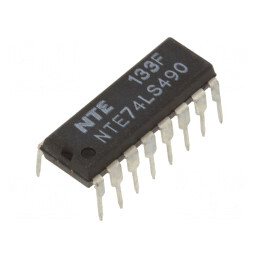 Digital Decade Ripple Counter THT DIP16 | Electronic-mag.ro | Componente Electronice