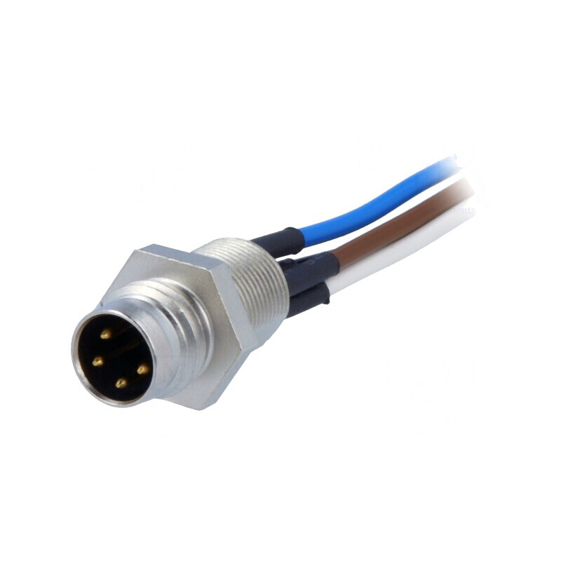 Conector M8 0.5m 4 Pin Montare Panou | Electronic-mag.ro | Componente Electronice Conector M8 0.5m 4 Pin Montare Panou | Electronic-mag.ro | Componente Electronice