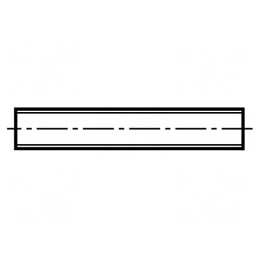 Tijă Filetată M6 Aluminiu DIN 975 | Electronic-mag.ro | Componente Electronice