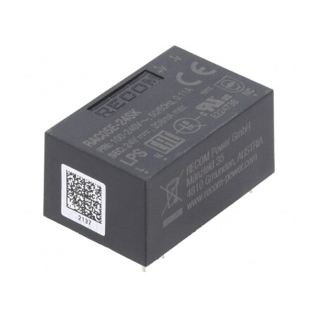 Convertor AC/DC 5W 24V | Electronic-mag.ro | Componente Electronice