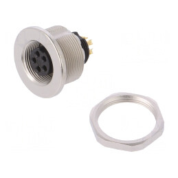 Conector M9 Soclu 5 Pini Aurit | Electronic-mag.ro | Componente Electronice