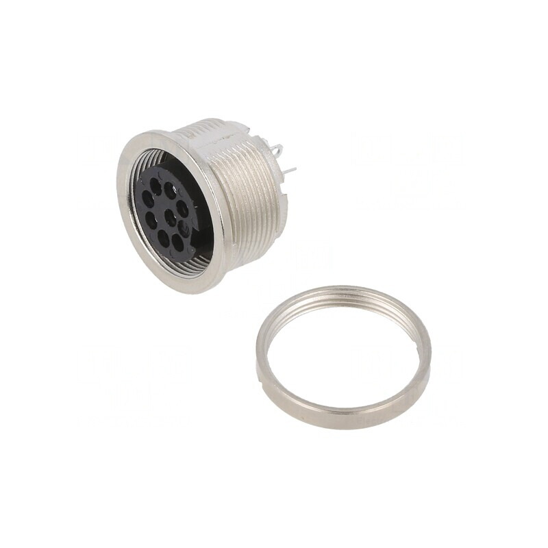 Conector M16 Soclu Mamă 8-PIN IP40 | Electronic-mag.ro | Componente Electronice