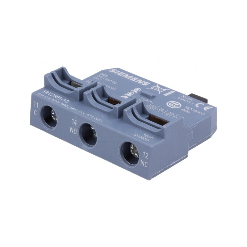 Contacte auxiliare frontale cu cleme șurub 3RV2 | Electronic-mag.ro | Componente Electronice