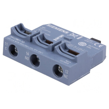 Contacte auxiliare frontale cu cleme șurub 3RV2 | Electronic-mag.ro | Componente Electronice