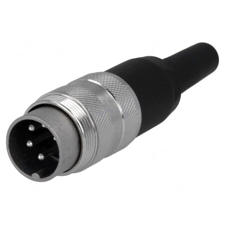 Conector M16 Tată 5 PIN 5A 300V Drept | Electronic-mag.ro | Componente Electronice