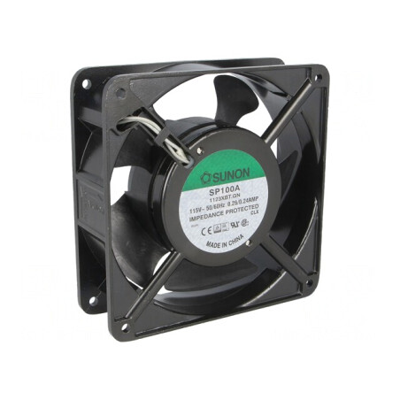 Ventilator AC Axial 115V 120x120mm 199m3/h 50dBA | Electronic-mag.ro | Componente Electronice