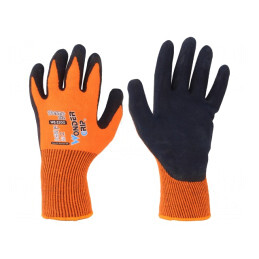 Mănuși de Protecție Portocalii Dimensiunea L Latex Acrilic | Electronic-mag.ro | Componente Electronice