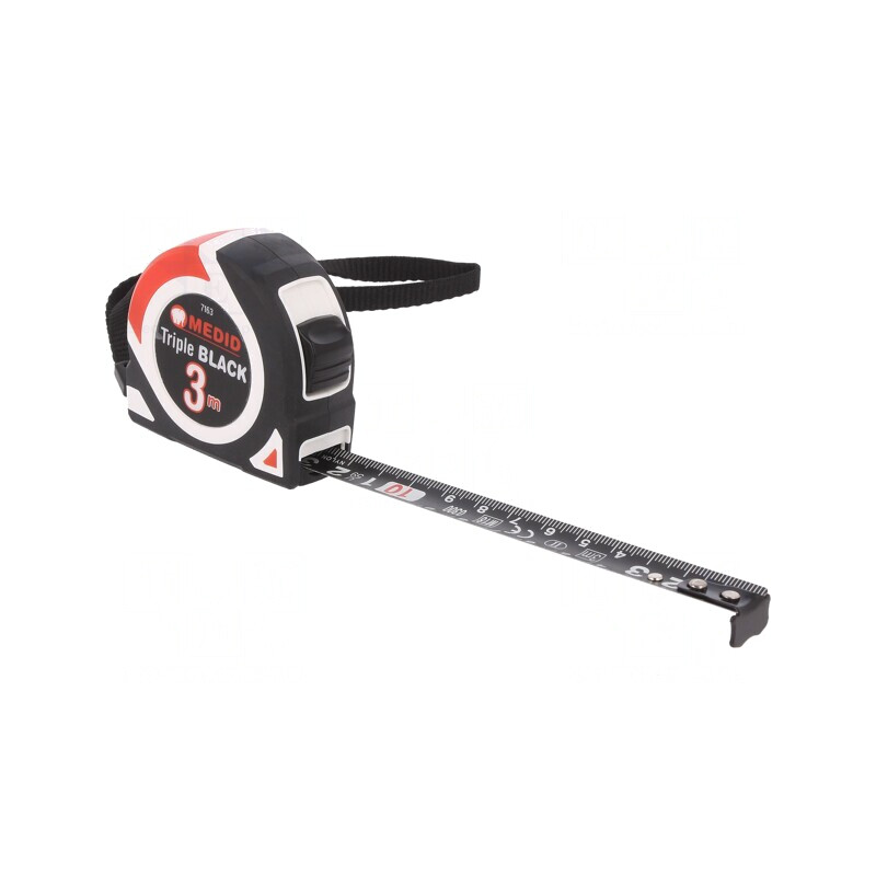 Ruletă de măsură 3m 16mm ABS Elastolan | Electronic-mag.ro | Componente Electronice