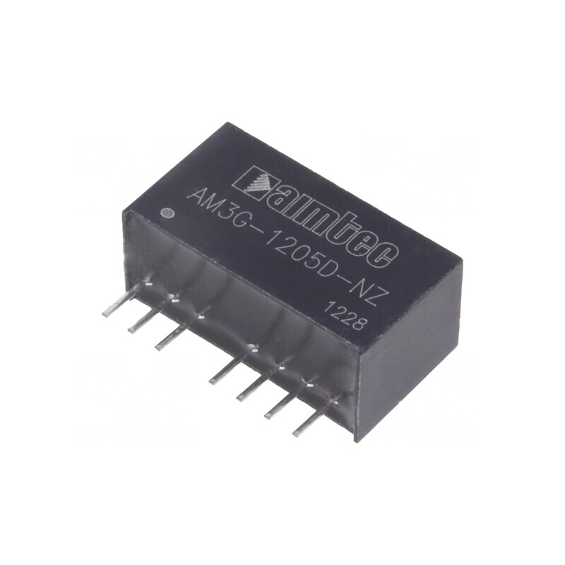 Convertor DC/DC 3W 9-18V la 5V/-5V SIP8 | Electronic-mag.ro | Componente Electronice