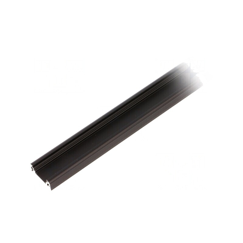 Profil Aluminiu Negru 2m pentru Module LED SURFACE10 | Electronic-mag.ro | Componente Electronice