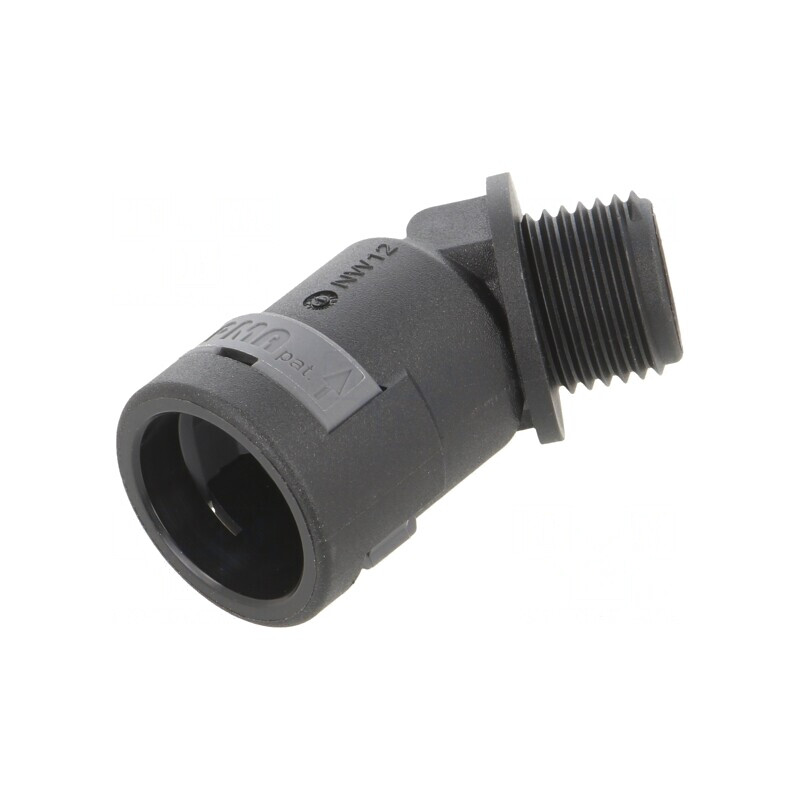 Conectori în unghi 45° poliamidă 6 filet metric | Electronic-mag.ro | Componente Electronice