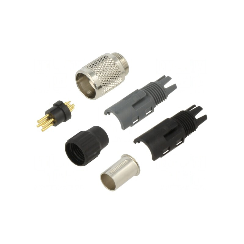 Conector M9 Mufă Tată Aurit 125V IP40 4 PIN Cablu | Electronic-mag.ro | Componente Electronice