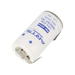 Baterie Ni-MH SubC 1.2V 3000mAh cu Terminale pentru Lipire | Electronic-mag.ro | Componente Electronice