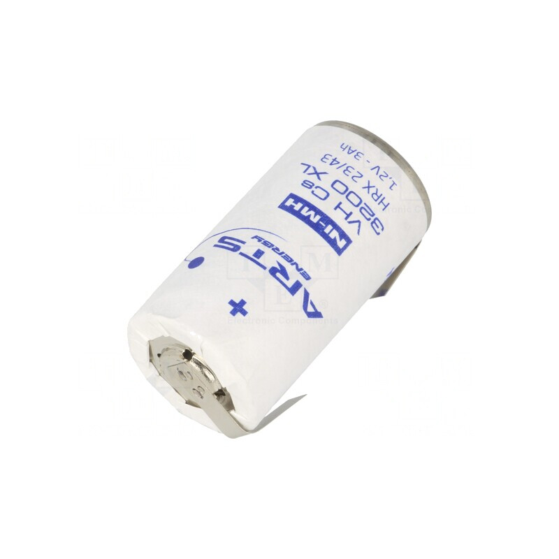 Baterie Ni-MH SubC 1.2V 3000mAh cu Terminale pentru Lipire | Electronic-mag.ro | Componente Electronice