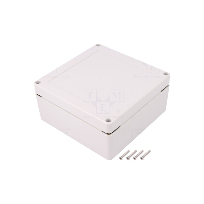 Carcasă Universală cu Bucşă din Alamă 135x135x60mm | Electronic-mag.ro | Componente Electronice