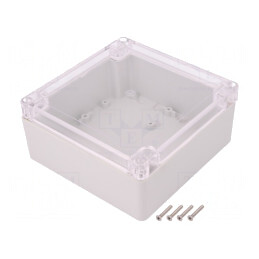 Carcasă Universală cu Bucșă din Alamă 135x135x60mm | Electronic-mag.ro | Componente Electronice