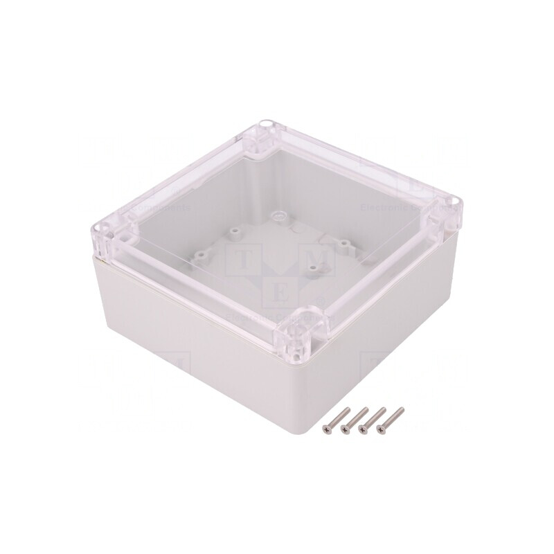 Carcasă Universală cu Bucșă din Alamă 135x135x60mm | Electronic-mag.ro | Componente Electronice
