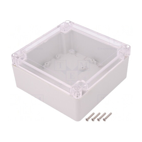 Carcasă Universală cu Bucșă din Alamă 135x135x60mm | Electronic-mag.ro | Componente Electronice