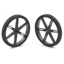 Ax Neagră Crestătură D 80mm 3mm | Electronic-mag.ro | Componente Electronice