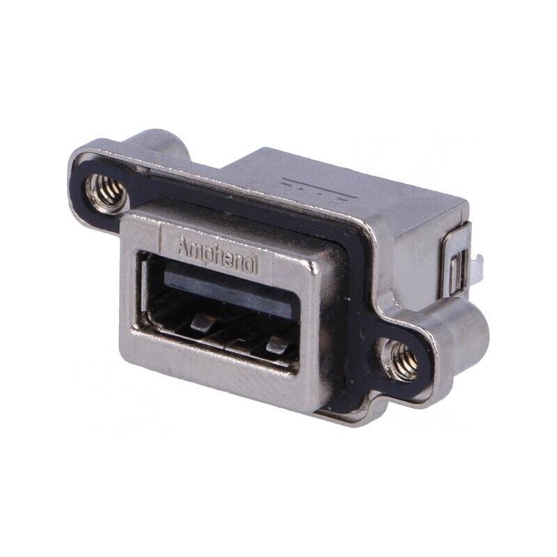 Soclu USB A pentru montare pe panou THT drept | Electronic-mag.ro | Componente Electronice Soclu USB A pentru montare pe panou THT drept | Electronic-mag.ro | Componente Electronice