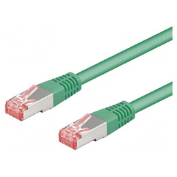 Patch Cord S/FTP Cat6a LSZH Verde 7.5m | Electronic-mag.ro | Componente Electronice