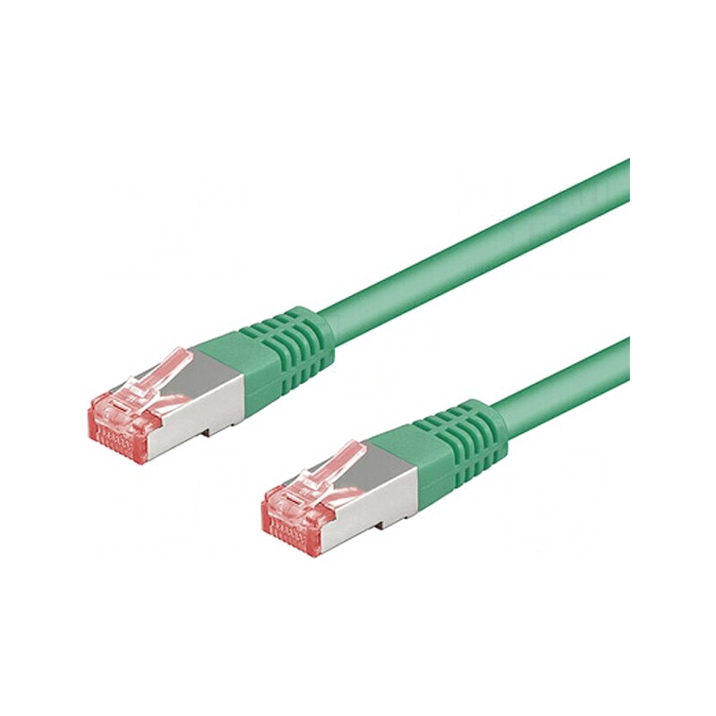 Patch Cord S/FTP Cat6a LSZH Verde 7.5m | Electronic-mag.ro | Componente Electronice