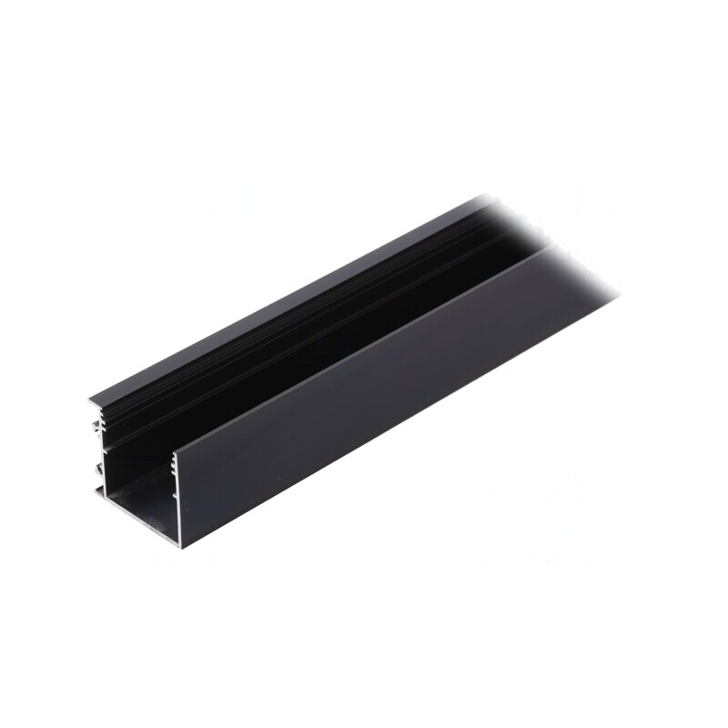 Profil Aluminiu Negru 1m pentru Module LED VARIO30-03 | Electronic-mag.ro | Componente Electronice