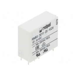 Releu electromagnetic SPDT 24VDC 16A PCB | Electronic-mag.ro | Componente Electronice