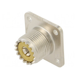 Soclu UHF PL-259 mamă argintat 300MHz | Electronic-mag.ro | Componente Electronice