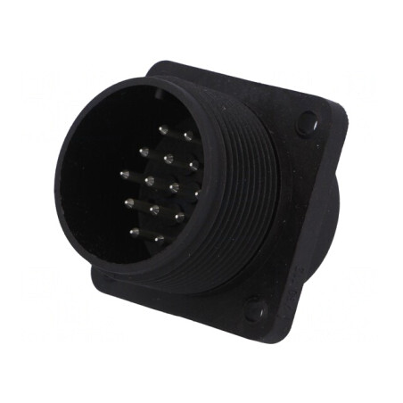 Conector Circular Soclu CM IP67 14 Pin Argintat Tată | Electronic-mag.ro | Componente Electronice