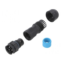 Conector Circular Tată Mufă Terminal cu Șurub 3 PIN X-Lok | Electronic-mag.ro | Componente Electronice