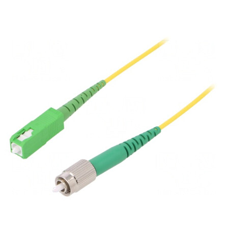 Cablul Patch Cord Fibră Optică FC/APC la SC/APC 2m 9/125um | Electronic-mag.ro | Componente Electronice
