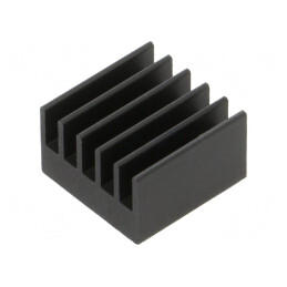 Radiator BGA Negru 15x15mm | Electronic-mag.ro | Componente Electronice