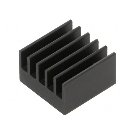 Radiator BGA Negru 15x15mm | Electronic-mag.ro | Componente Electronice