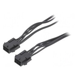 Cablu Micro-Fit 3.0 tată-tată 6 pini 0.4m PVC
